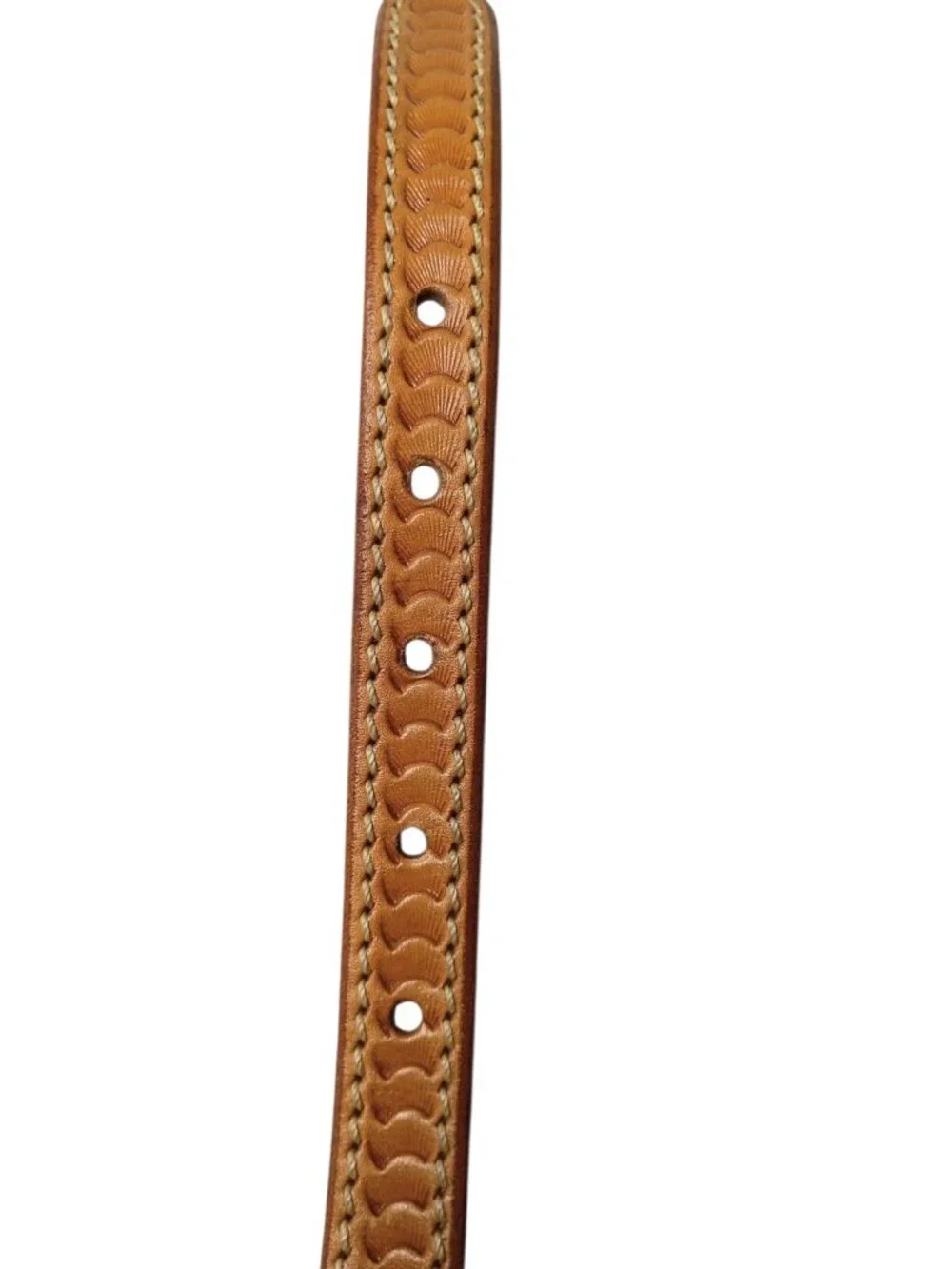 Cowboy Gear Mark Fanning Men's Leather Concho Belt 30